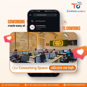 22000 Sq. Feet,  Find Your Perfect Workspace: Top Coworking Spaces In Noida Sector 63 photo 1