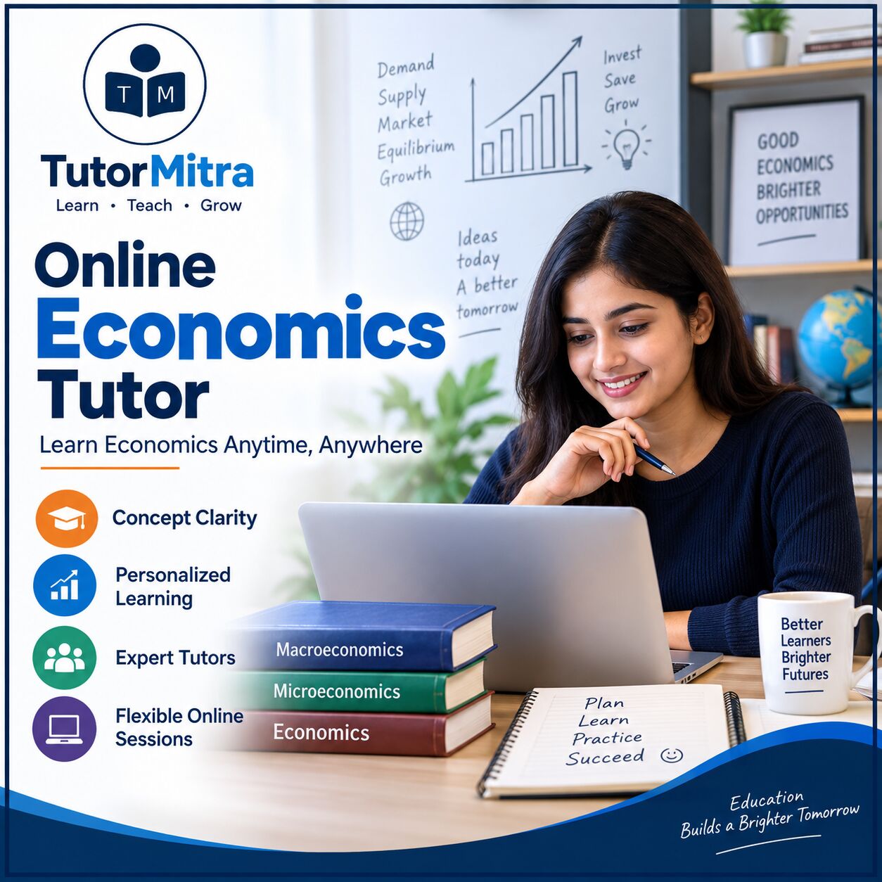 Online Economics Tutor – Learn Economics With Expert Teachers | TutorMitra photo 1