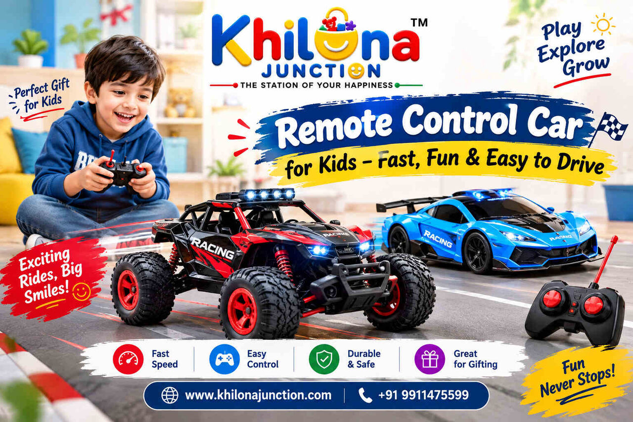 INR 799,  Remote Control Car For Kids – Fast, Fun & Easy To Drive photo 1
