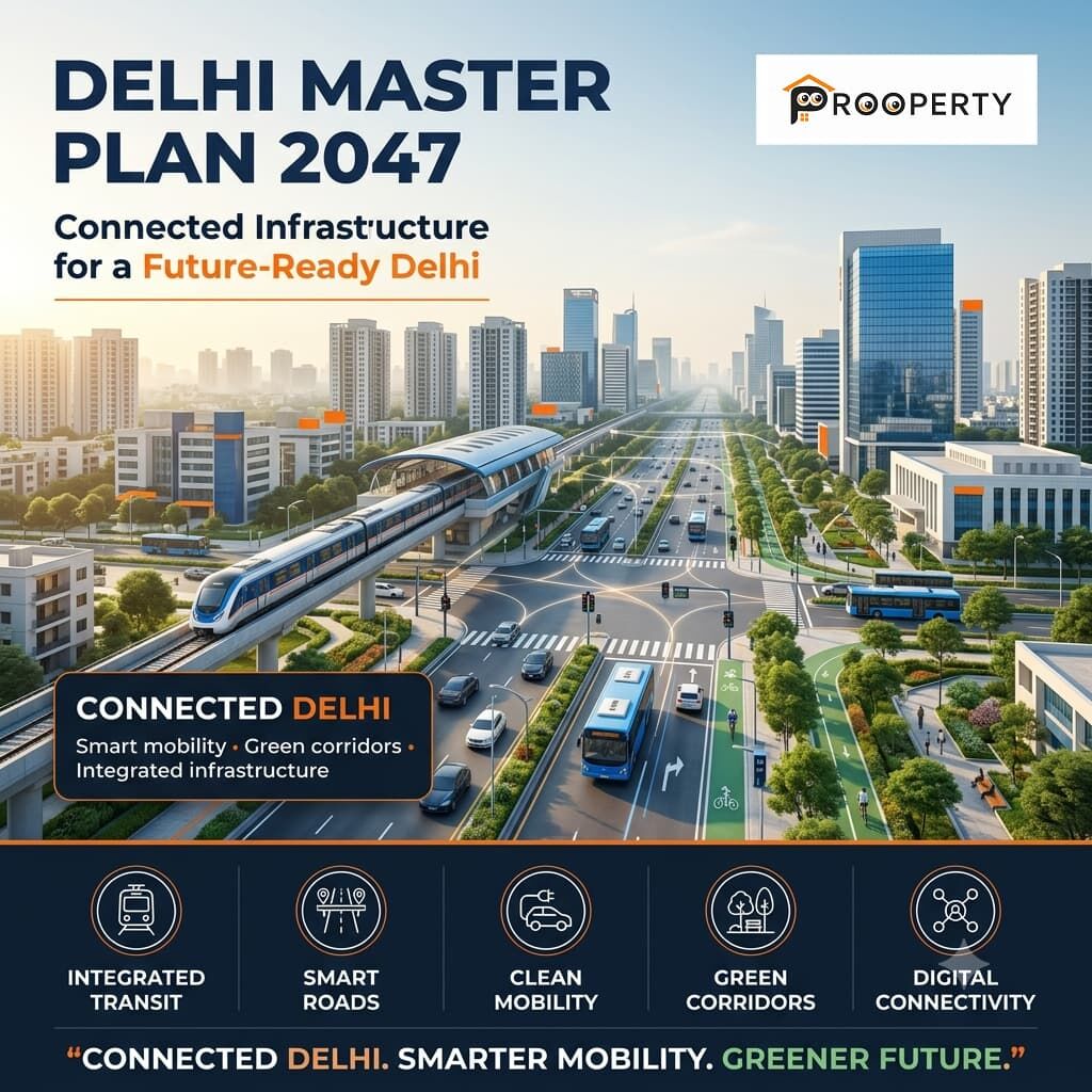 Studio,  Delhi Master Plan 2047 Updates | Prooperty.com: Explore Future Growth photo 1