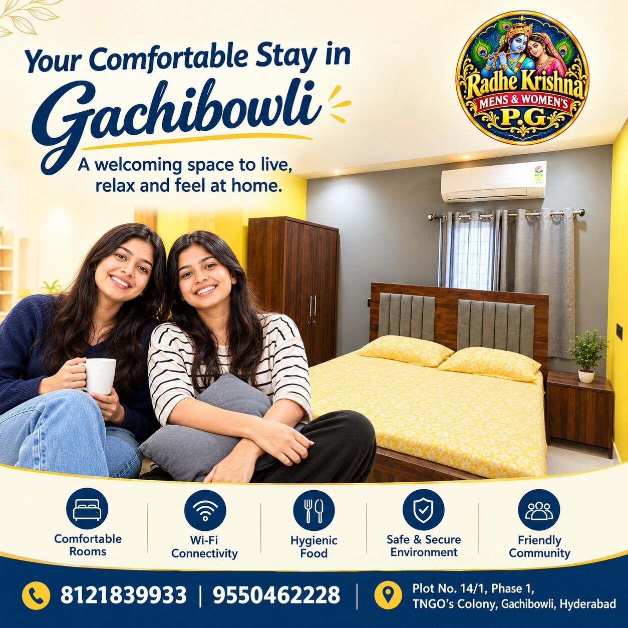 Radhe Krishna Co-living PG In Gachibowli photo 1