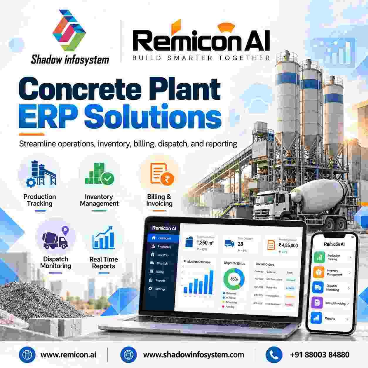 Concrete Plant ERP Solutions for Smarter RMC Plant Management photo 1