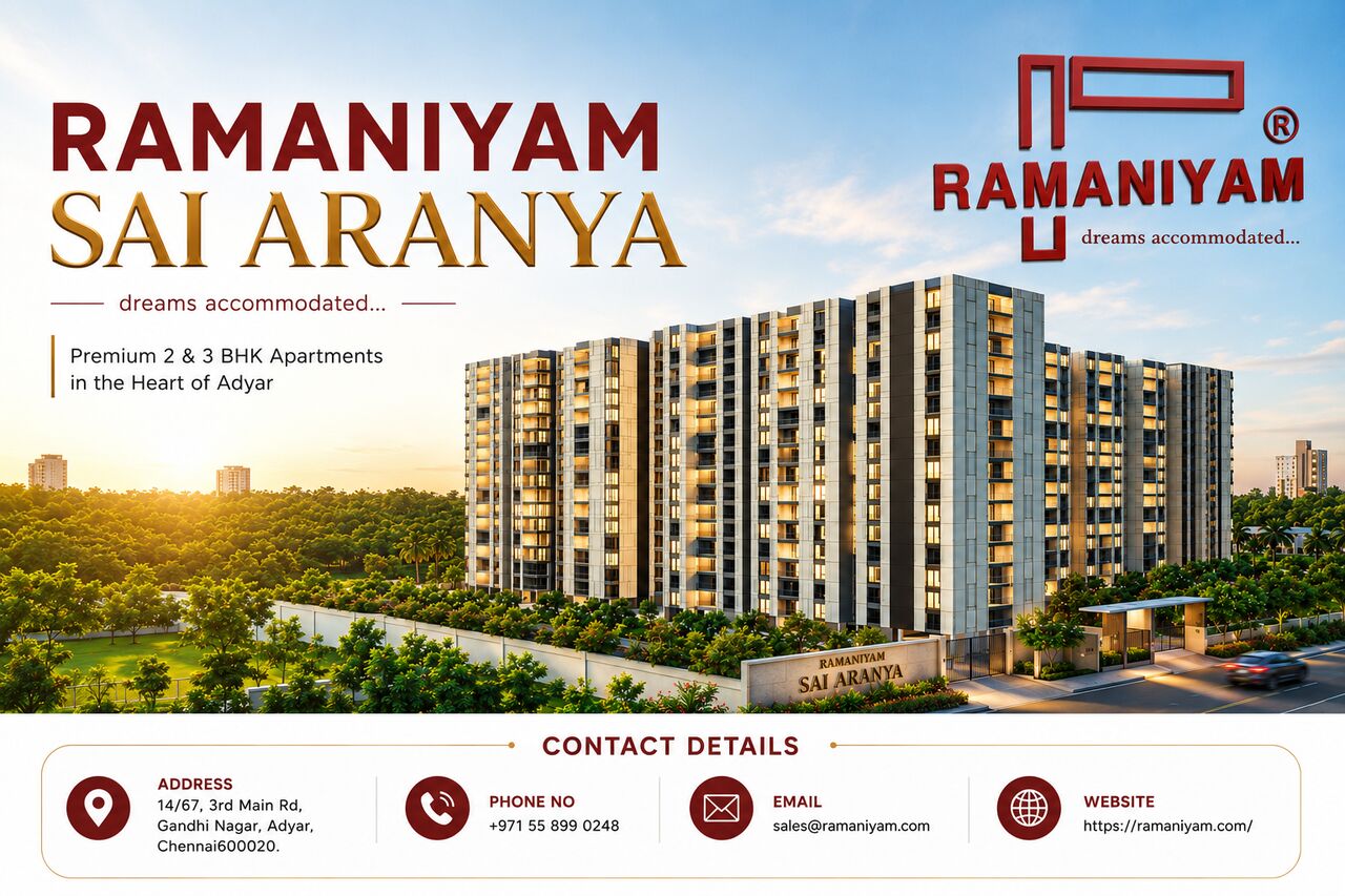INR 14000000/month,  4 BR,  8072668 Sq. Feet,  Ramaniyam Sai Aranya – Apartments In Nerkundram photo 1