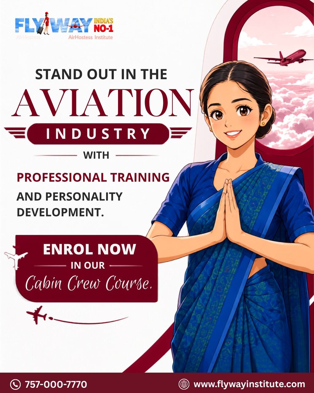Flyway Institute – Air Hostess Institute In Lucknow For A Career In Aviation photo 1