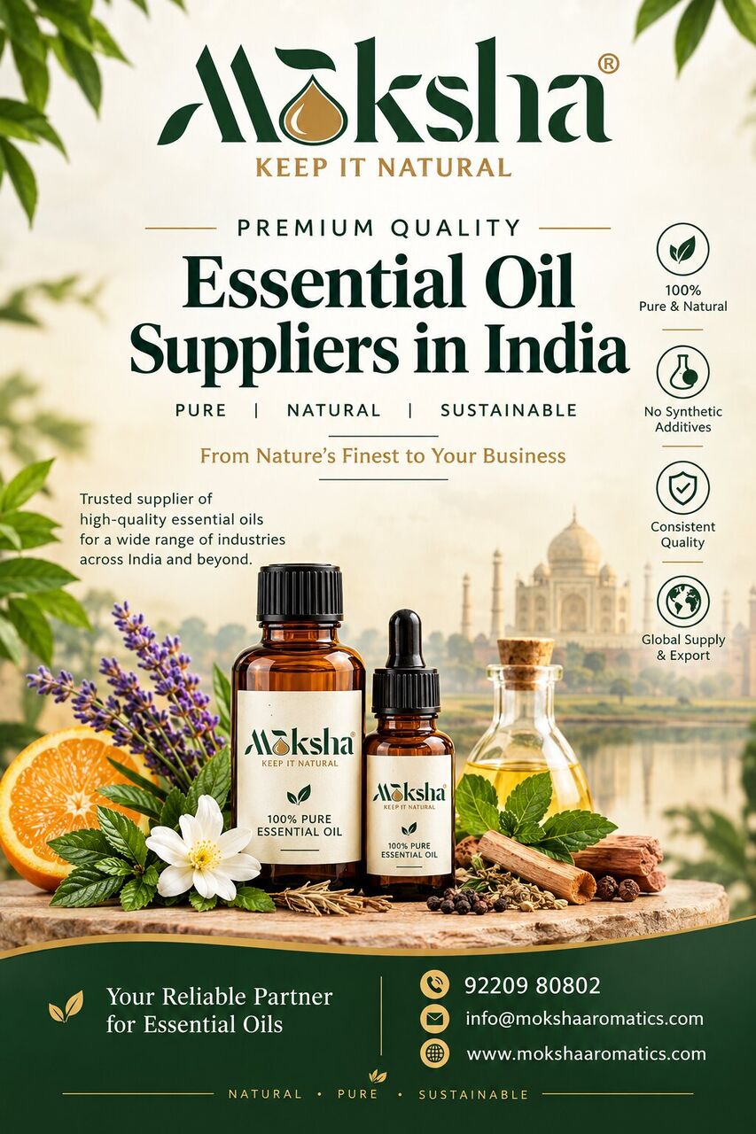 INR 999,  Best Essential Oil Suppliers In India | Moksha Aromatics photo 1