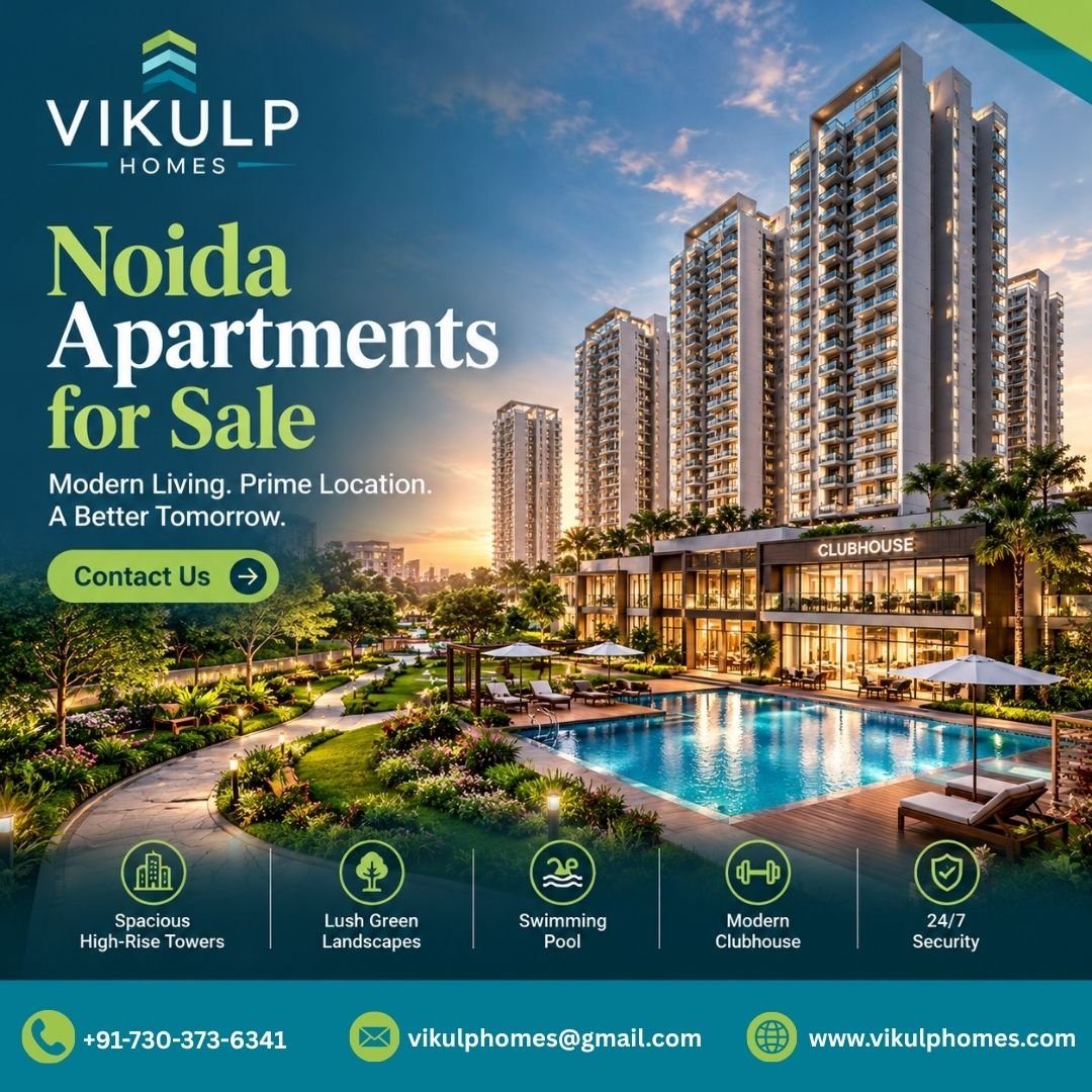 3 BHK Flat for Sale in Noida for Comfortable Living