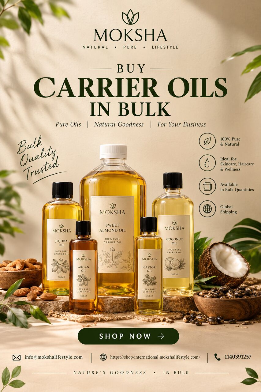 INR 999,  Buy Carrier Oil In Bulk | Moksha Lifestyle