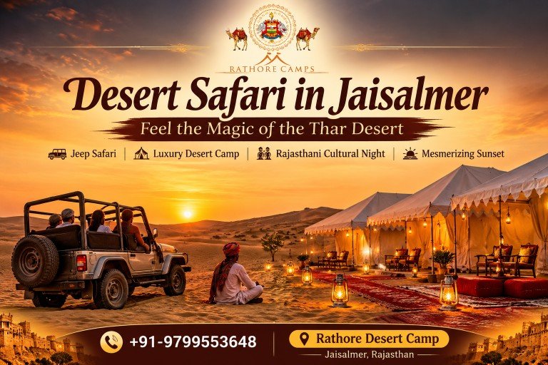 Jeep Safari in Jaisalmer: A Thrilling Desert Experience