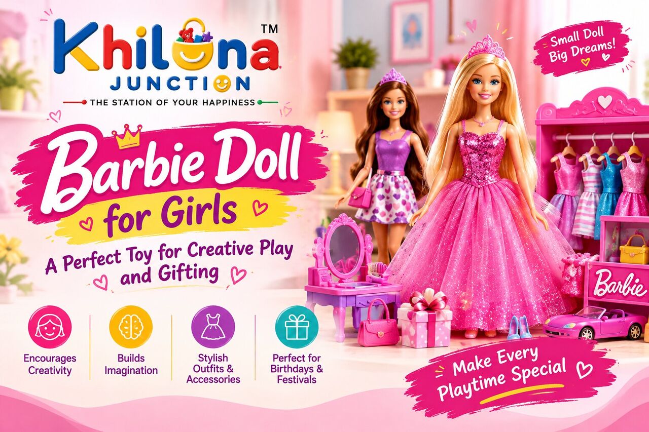 INR 599,  Barbie Doll For Girls – A Perfect Toy For Creative Play And Gifting photo 1