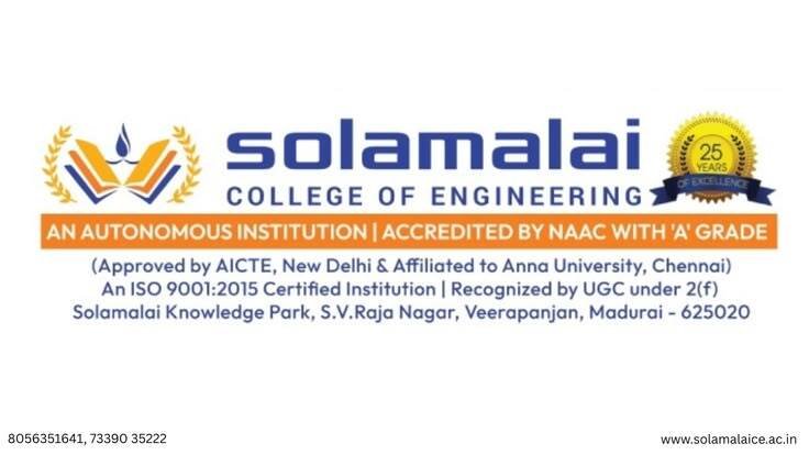 Engineering Tomorrow Begins with the Education You Build Today at Solamalai College of Engineering photo 1