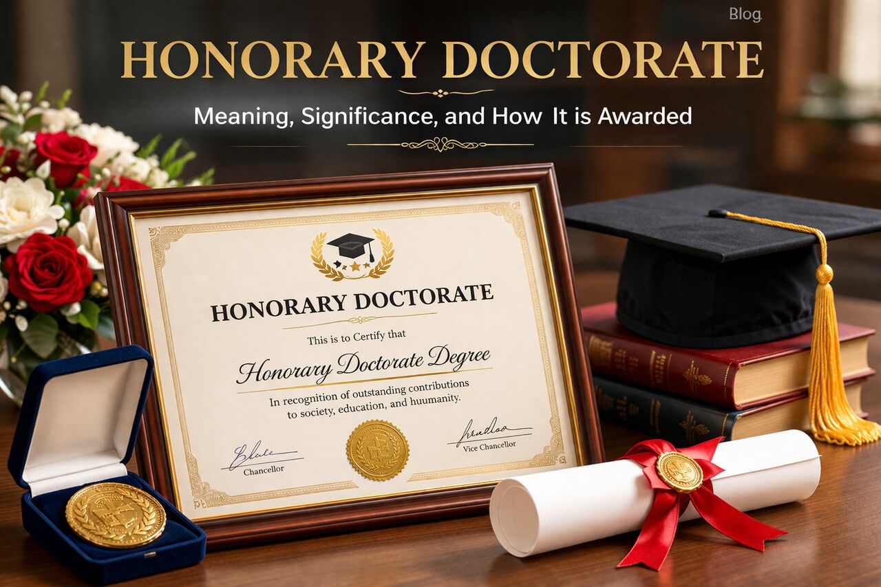 How Institutions Award Accredited Honorary Degrees To Professionals