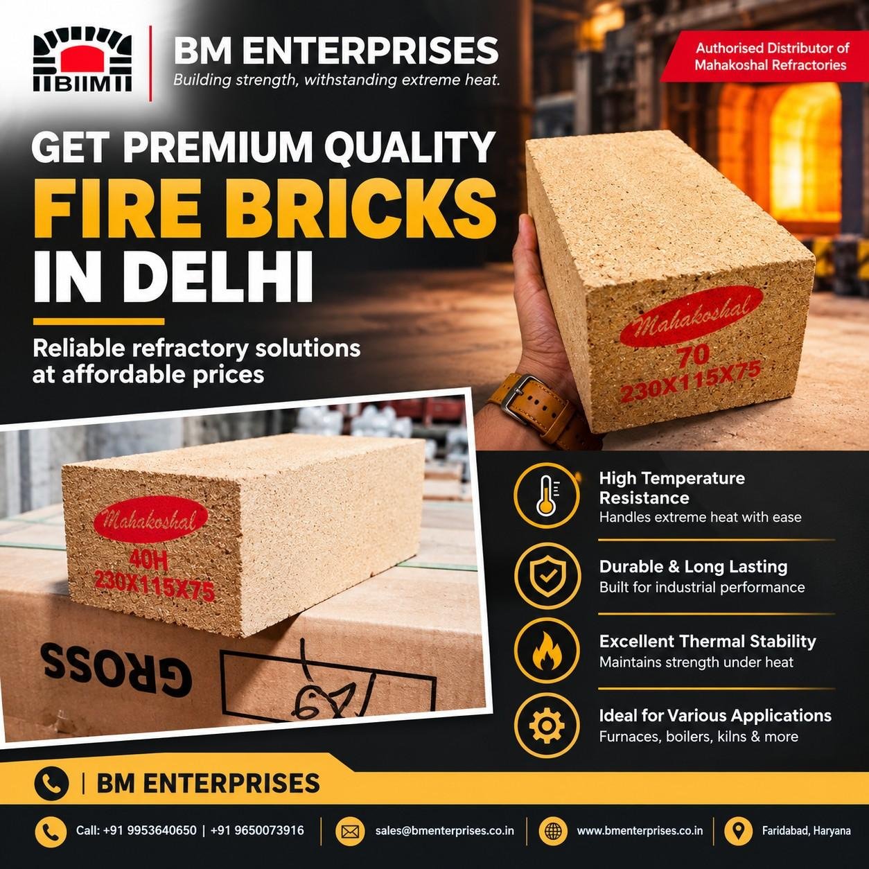Premium Fire Bricks Available in Delhi at a Reasonable Price photo 1