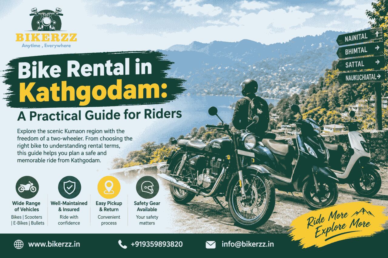 Bike Rental In Kathgodam – Explore Nearby Destinations With Bikerzz photo 1