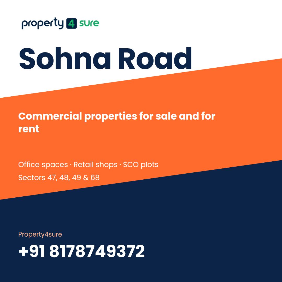 Commercial Properties On Sohna Road For Rent | Property4sure photo 1