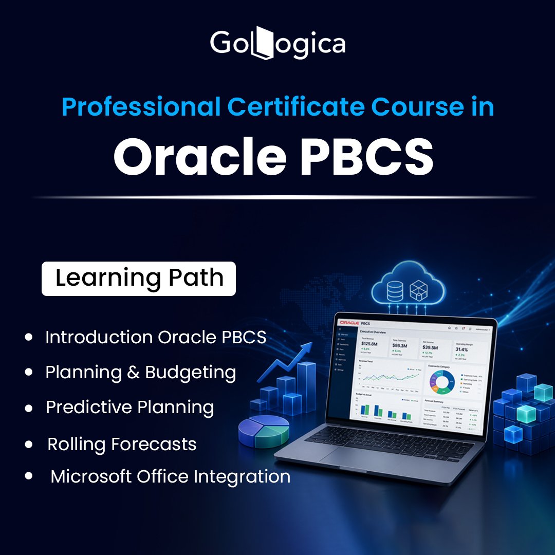 Oracle PBCS Training with Certification | Cloud Financial Planning | GoLogica photo 1