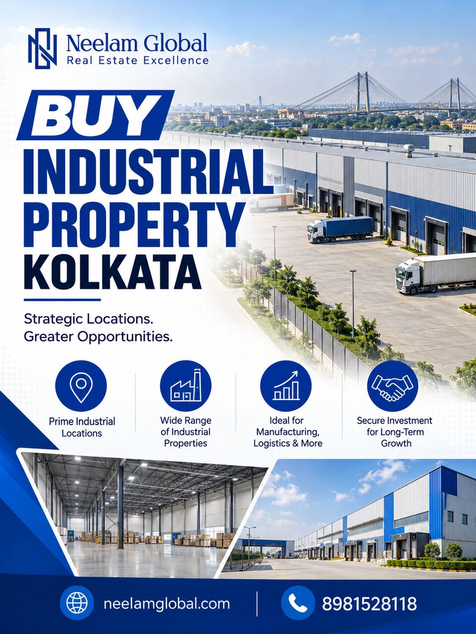 Buy Industrial Property In Kolkata For Business And Investment