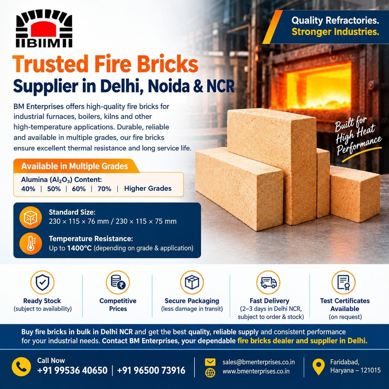 Trusted Fire Bricks Supplier in Delhi, Noida & NCR photo 1