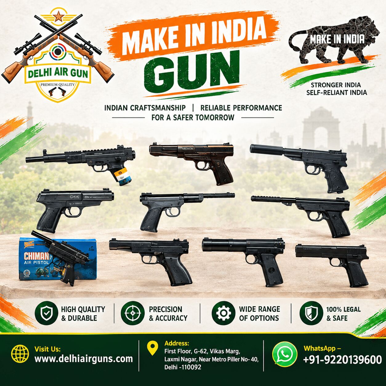 Best Air Pistols & Rifles In India – Authentic Delhi Air Guns Collection photo 1