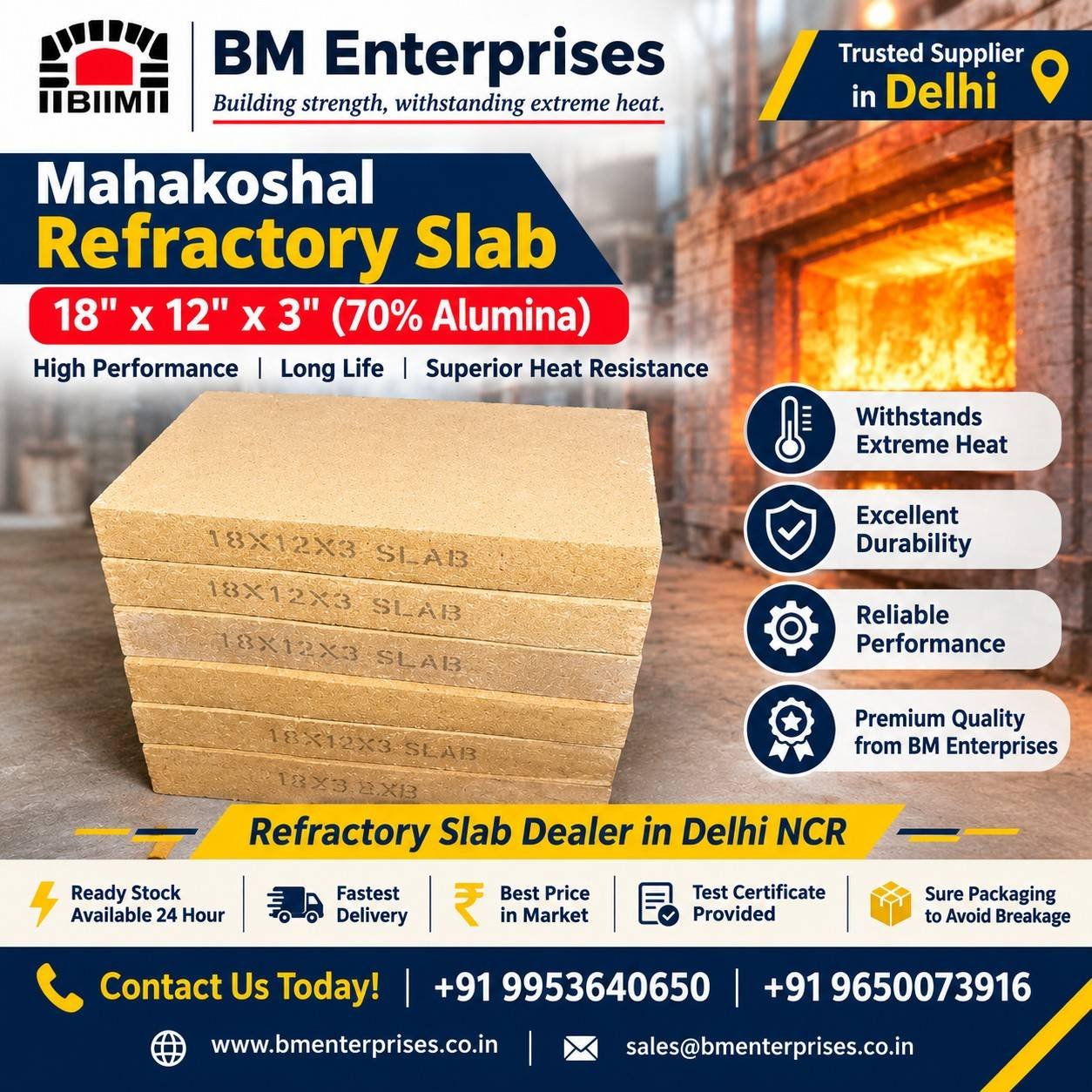 Best Quality Refractory Slab Dealer in Delhi NCR photo 1
