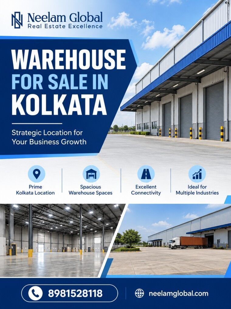 Warehouse For Sale In Kolkata For Business And Investment.