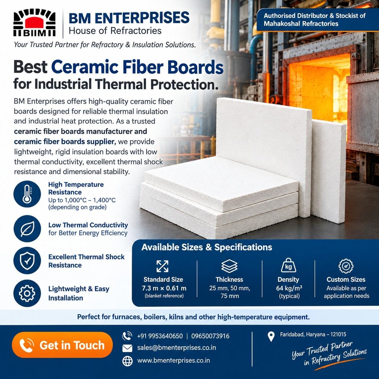 Best Ceramic Fiber Boards for Industrial Thermal Protection