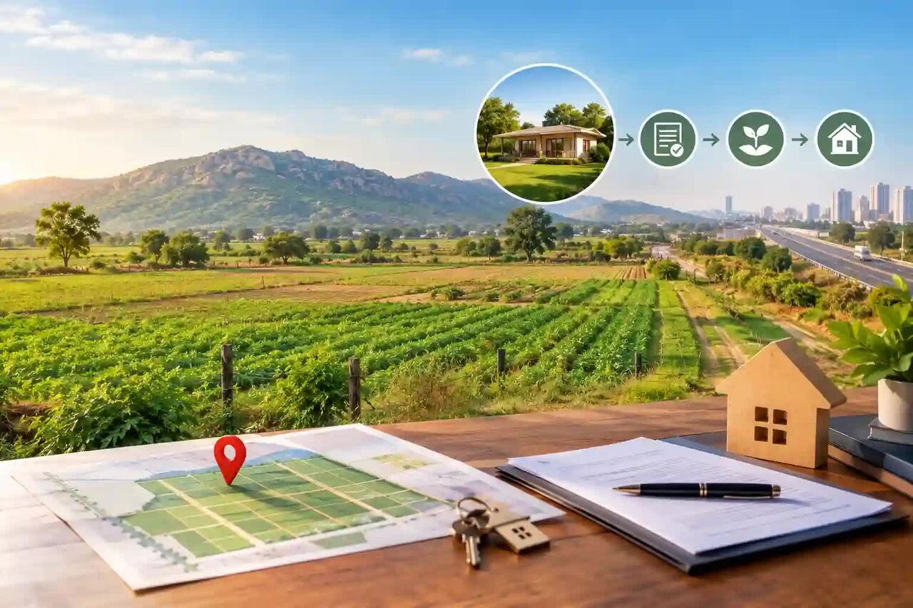 INR 10000000,  1250 Sq. Meter,  Discover Naugaon Farmhouses For A Peaceful Weekend Retreat