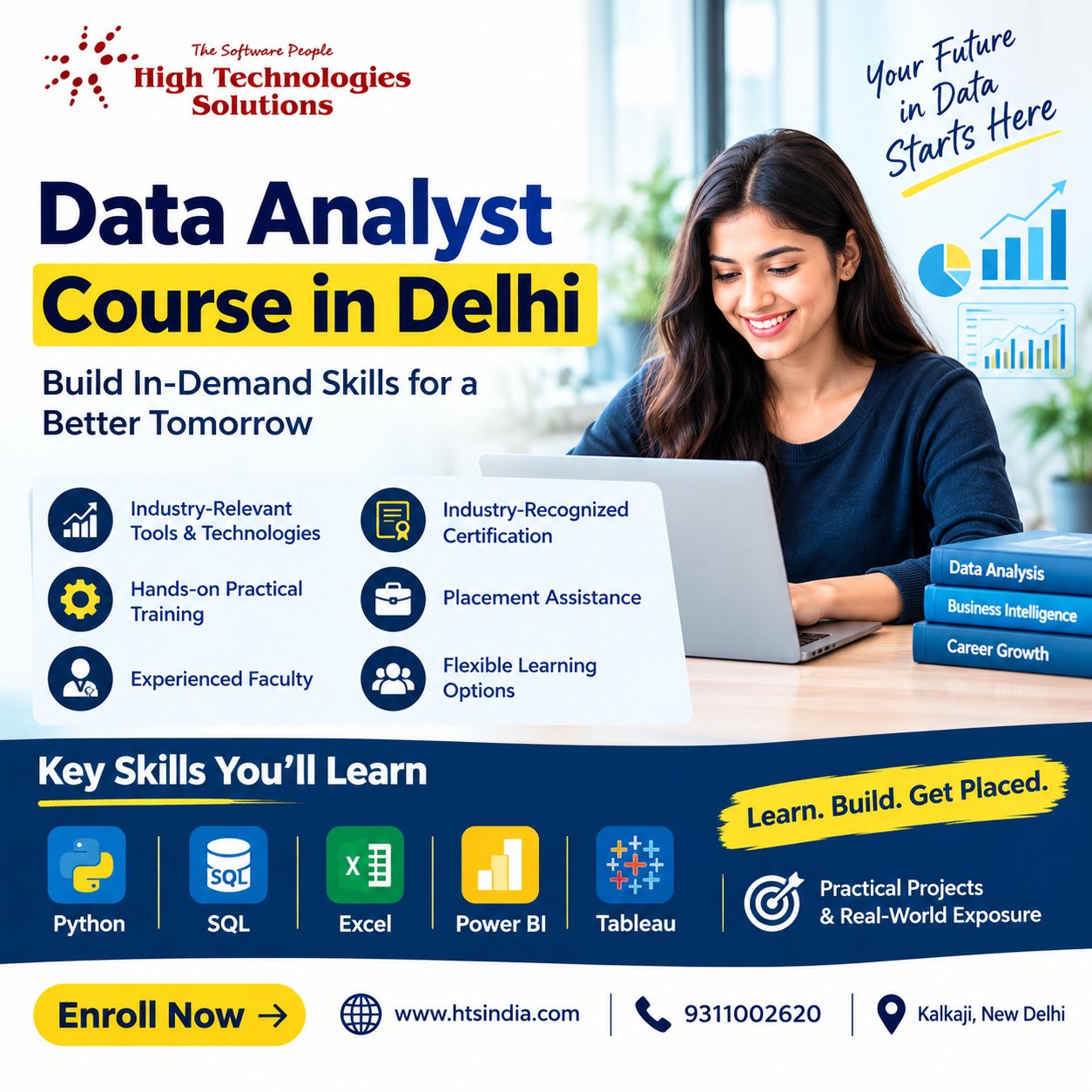 Data Analyst Course, in Delhi gives you the chance to build data skills.
