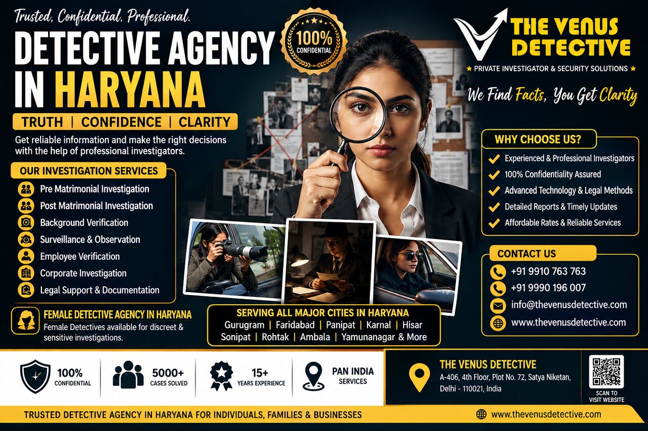 Detective Agency In Haryana – The Venus Detective photo 1