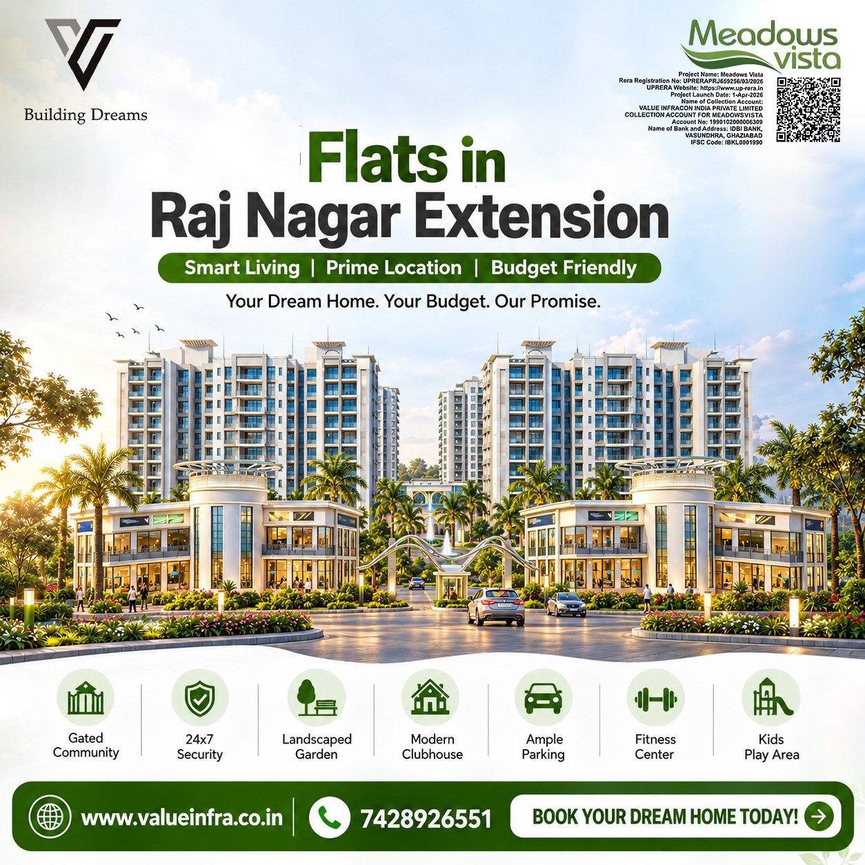 Flats in Raj Nagar Extension for Comfortable Modern Living photo 1