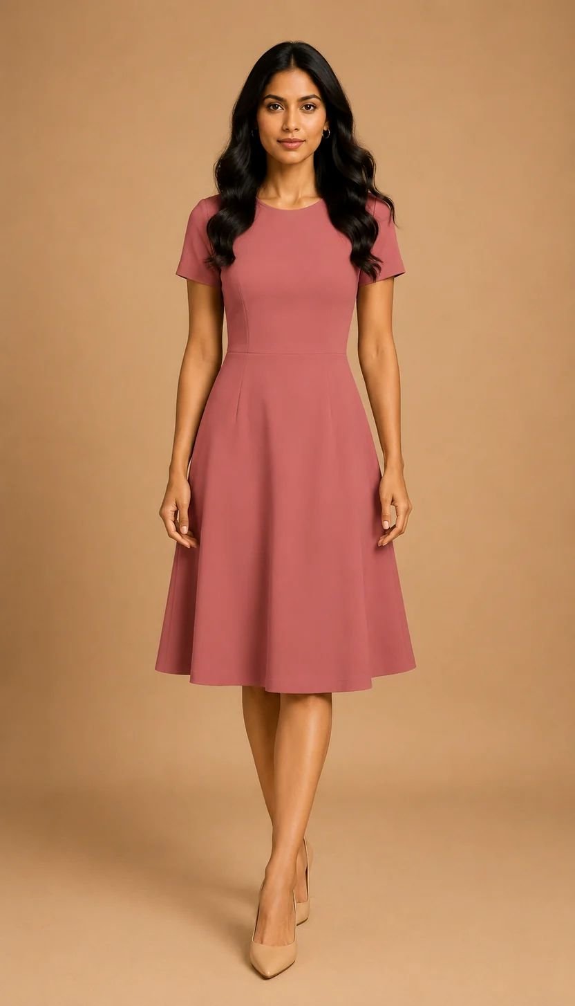 Comfortable Knee Length Casual Dresses for Summer Outings photo 1